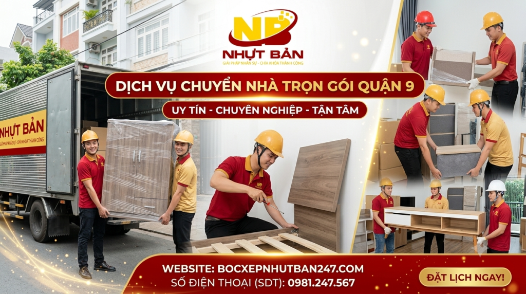 dịch vụ chuyển nhà trọn gói quận 9 chuyên nghiệp