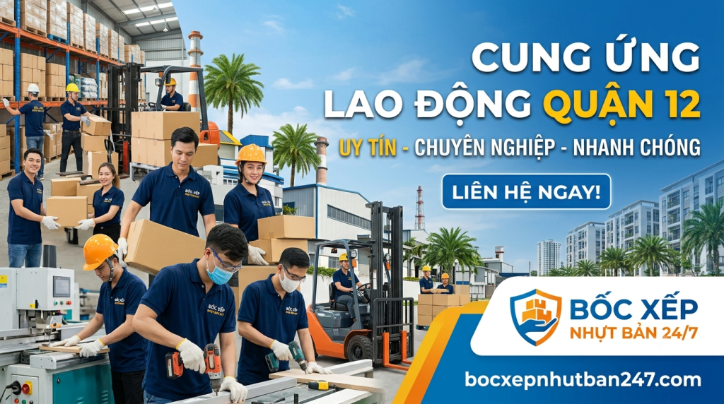 cung ứng cho thuê lao động quận 12 nhanh rẻ