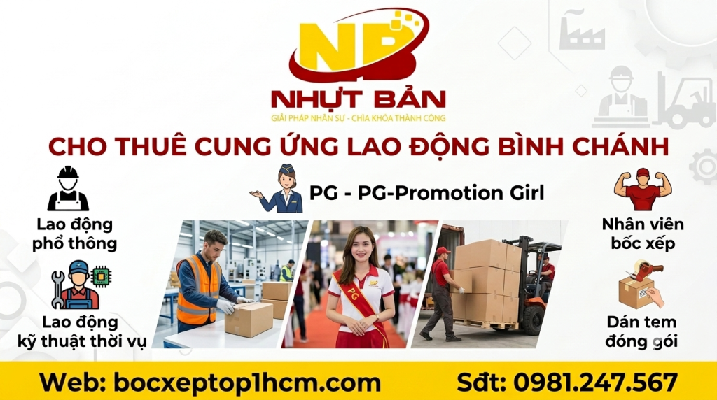 cho thuê cung ứng lao động bình chánh