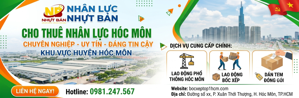 cho thuê lao động nhân lực tại hóc môn