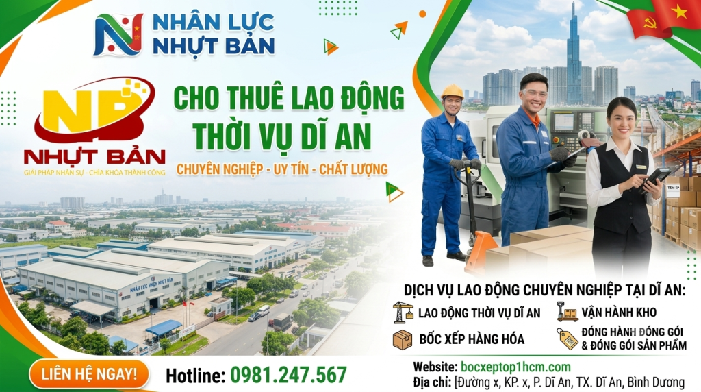 cung ứng lao động dĩ an